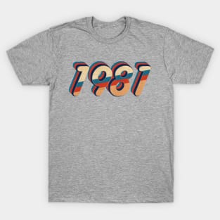 1981 - vintage retro 70s future b T-Shirt